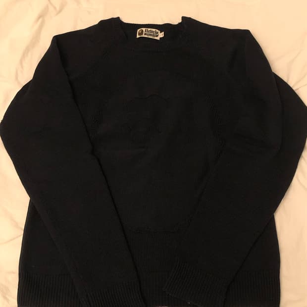 베이프 나그랑 니트 (navy,XL)