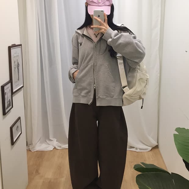 Women's Wooalong Hoodie Zip-up 105