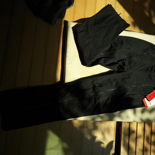 032c multi zip pants black 30size