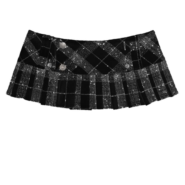 교환)본네 마이크로 미니 플리츠 Micromini pleats skirt