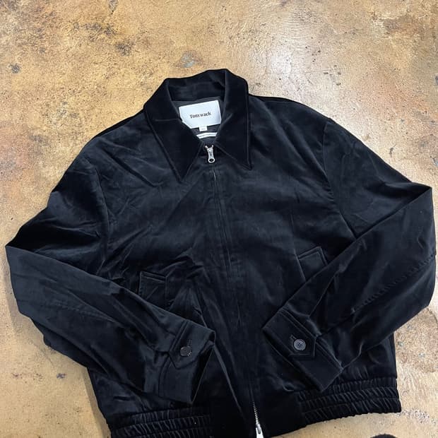 [정품/50(L)] Tonywack 토니웩 스웨이드 블루종 자켓 b17