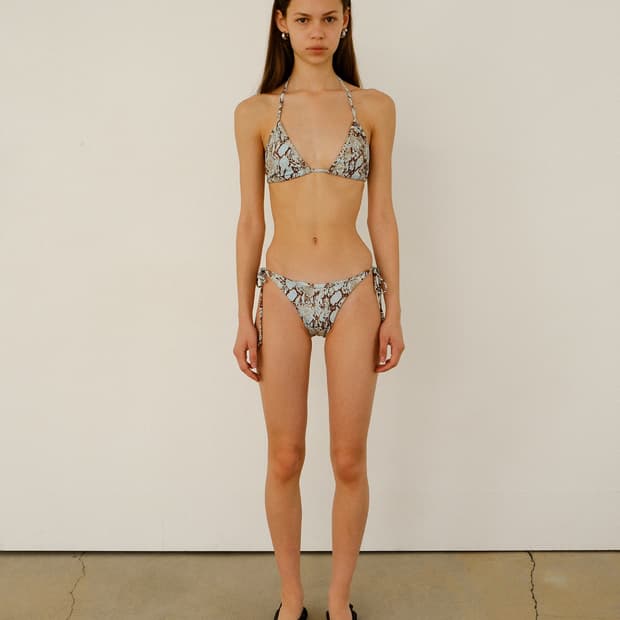 SEO PYTHON TRIANGLE BIKINI SET MINT 