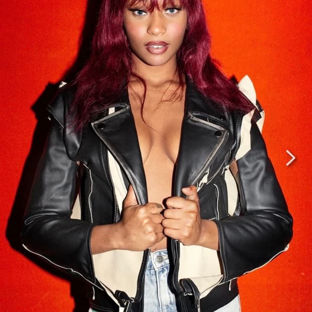 마르지엘라 H&M 라이더 자켓 38