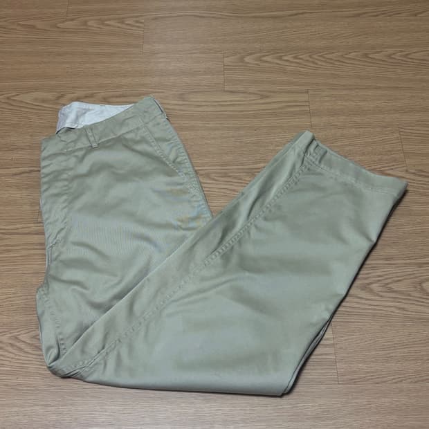 나나미카 와이드 치노 팬츠 32 사이즈 베이지 