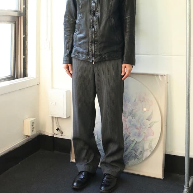 빈티지 핀스트라이프 트라우저