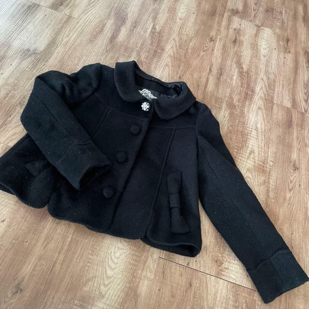 달천깔 리본 코트 자켓 핀터 양산형지뢰계 스나계 히메갸루 공겜여주 로리타