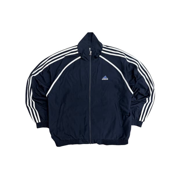 아디다스 90s 올드스쿨 네이비 트랙탑 져지 스타일 바람막이 105 xl