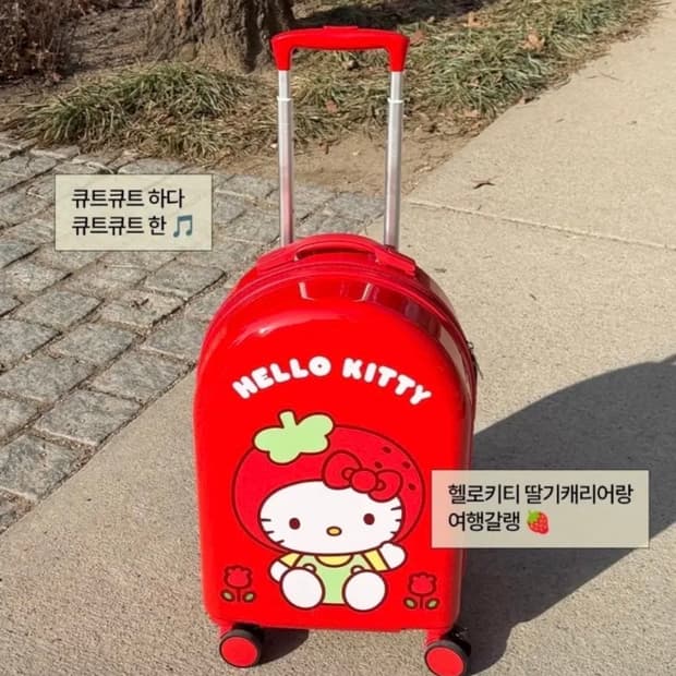 헬로키티 캐리어 20인치 기내용