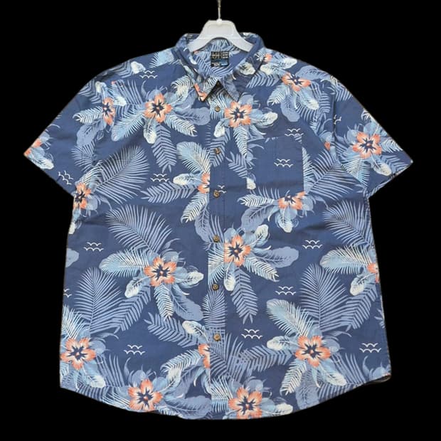 (XL)USA 하와이안 반팔셔츠 