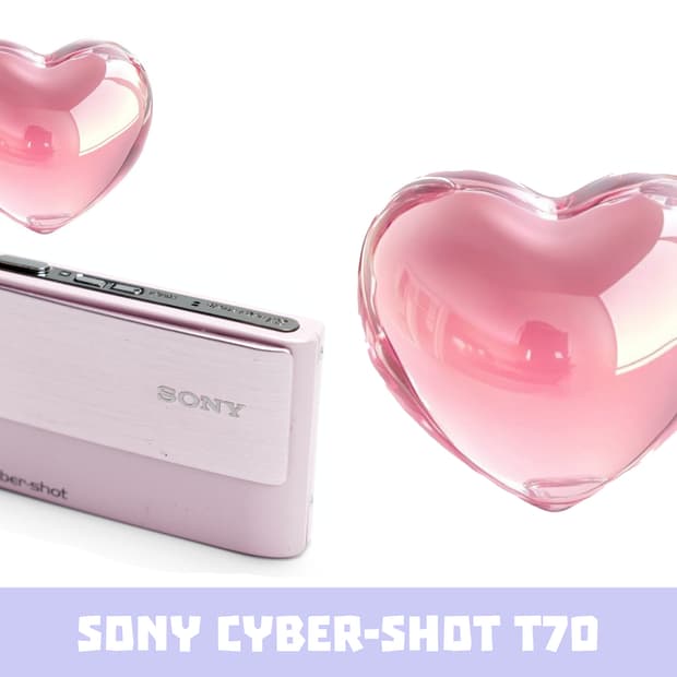 (희귀컬러) 소니 CYBER-SHOR T70 디지털카메라 