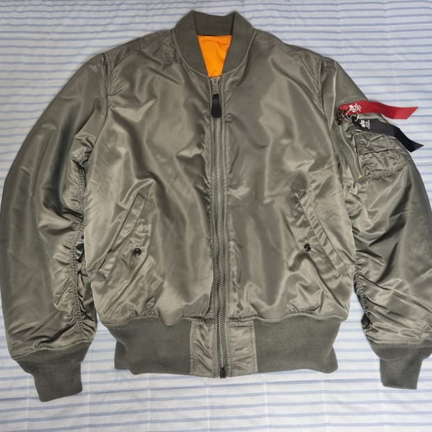 알파인더스트리 MA-1 필드그레이 m사이즈