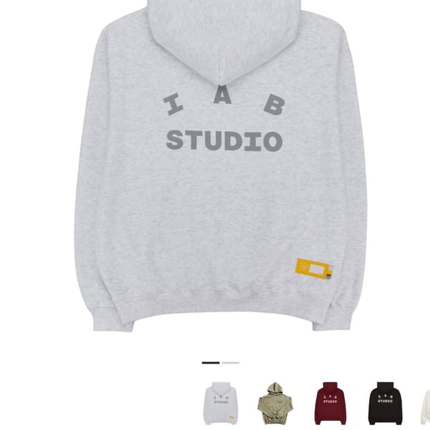 아이앱 스튜디오 후드 라이트 그레이 XL