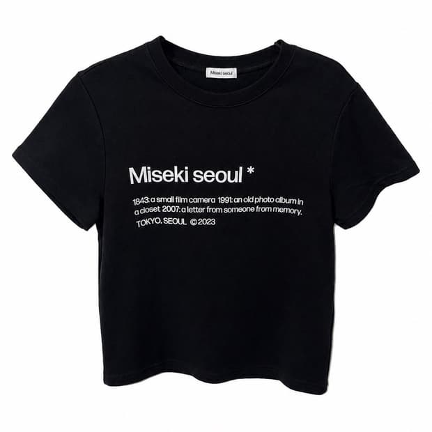 Misekiseoul short sleeves BLACK