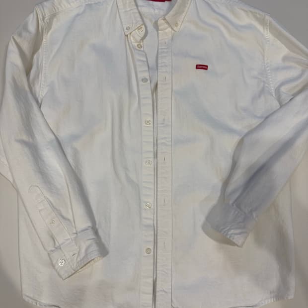 슈프림 화이트 데님 셔츠 L