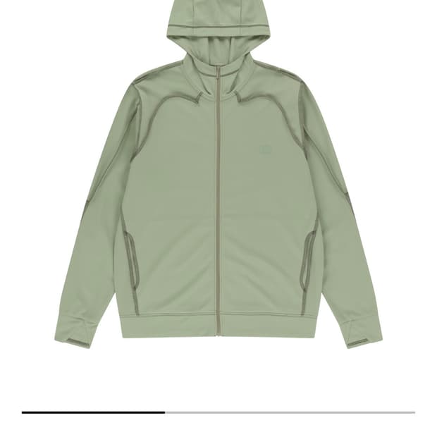 산산기어 OVERLOCK MESH ZIP-UP [LIGHT GREEN]