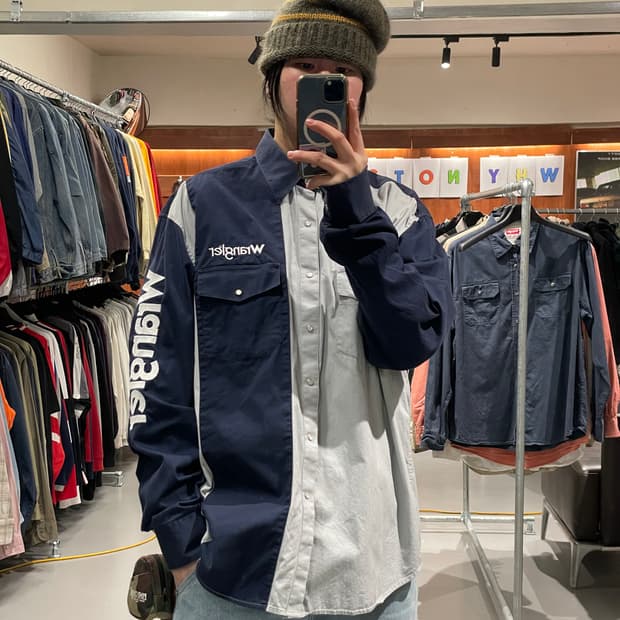 랭글러 웨스턴 셔츠  