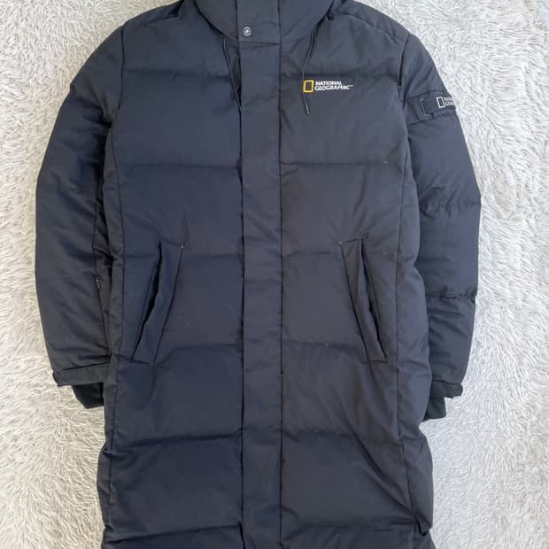 내셔널지오그래픽 덕다운 롱패딩/#105