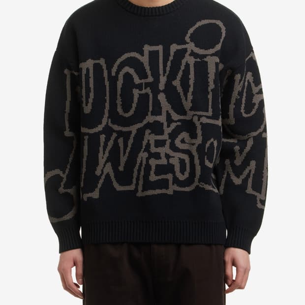 퍼킹어썸 pbs 니트 스웨터s