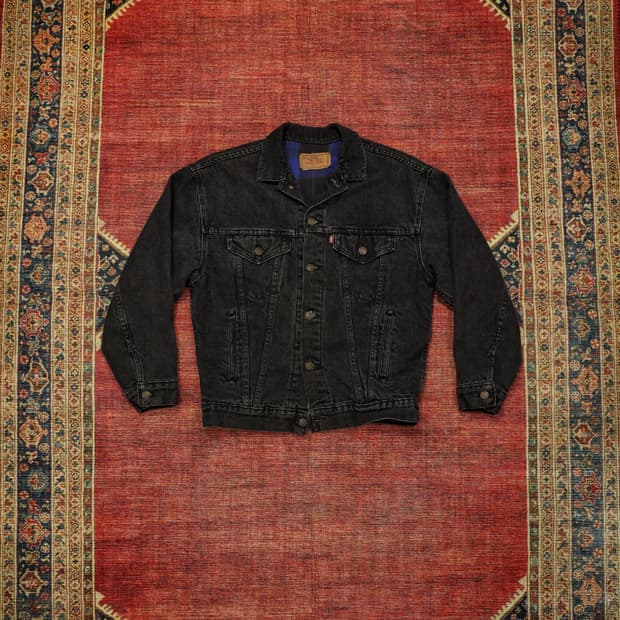 80s 빈티지 리바이스 흑청 트러커자켓 판매