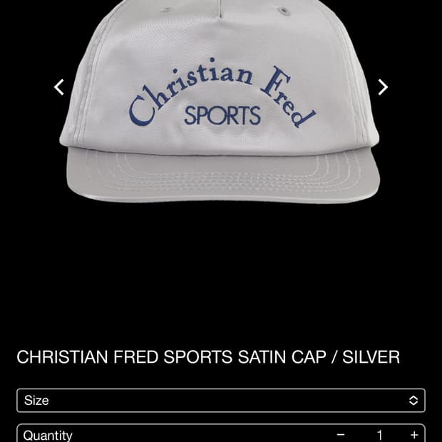 알프레드 사틴 캡 모자