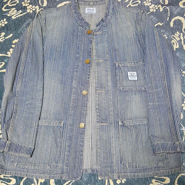 네이버후드 13AW 레일로드 커버올 자켓