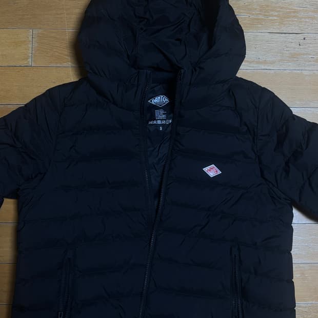 단톤 경량 후드 패딩 s