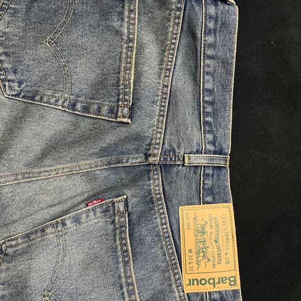 리바이스 바버 데님 팬츠