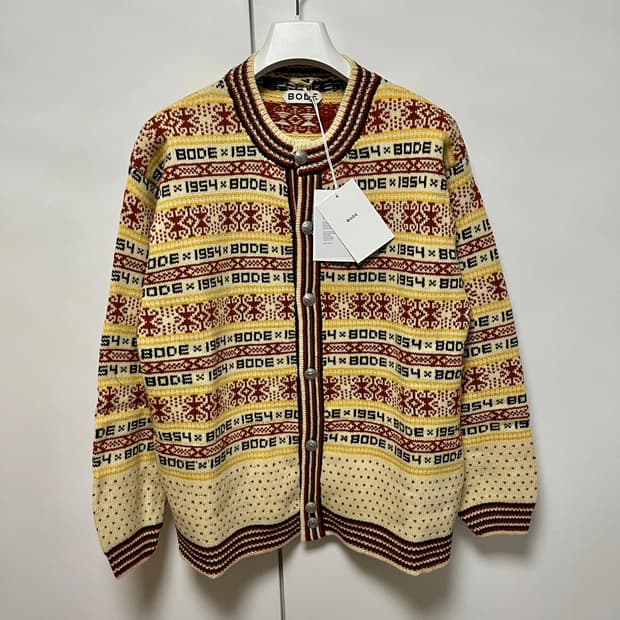 [M]보디 BODE Marzipan 울 집업 가디건