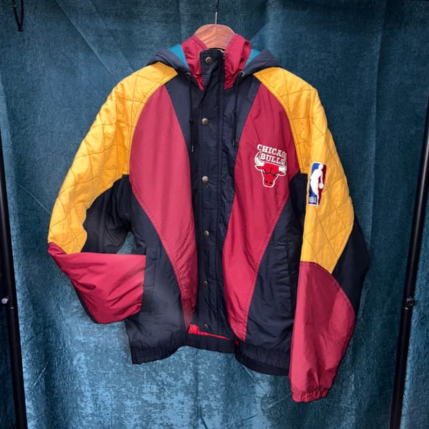 (S) 시카고 불스 빈티지 커스텀 올드스쿨 점퍼