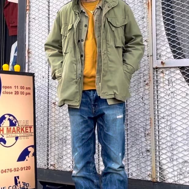 알파인더스트리 M65 필드자켓 원판 오리지널