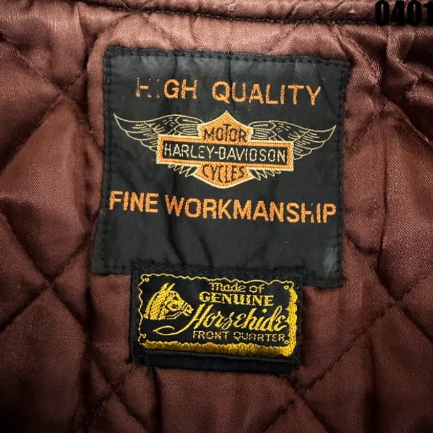 할리데이비슨 리미티드 에디션 레더 라이더 자켓 