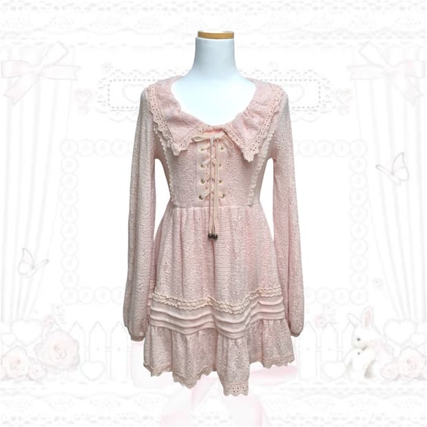 리즈리사 딸기우유 핑크 원피스 히메갸루 라떼갸루