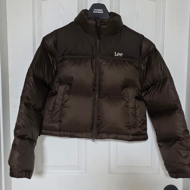LEE 리 크롭 패딩 S