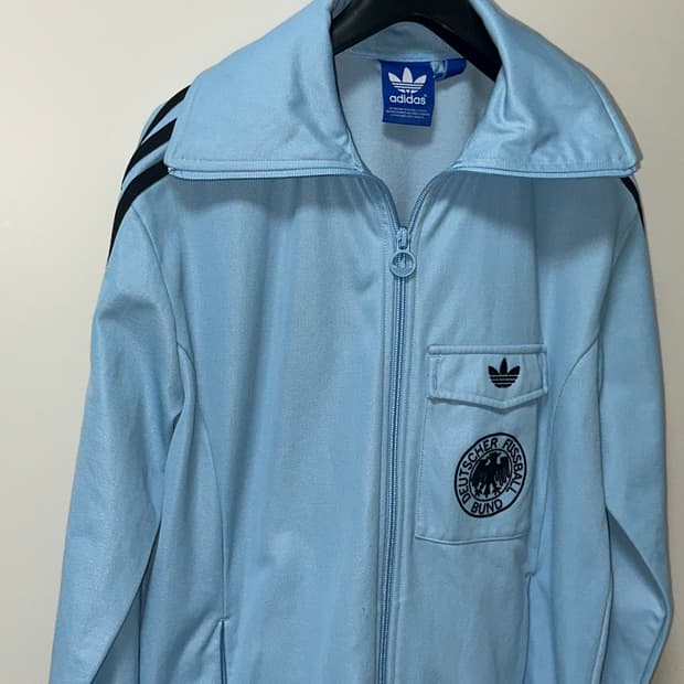 아디다스 독일 유로파 스카이블루 트랙탑 져지
