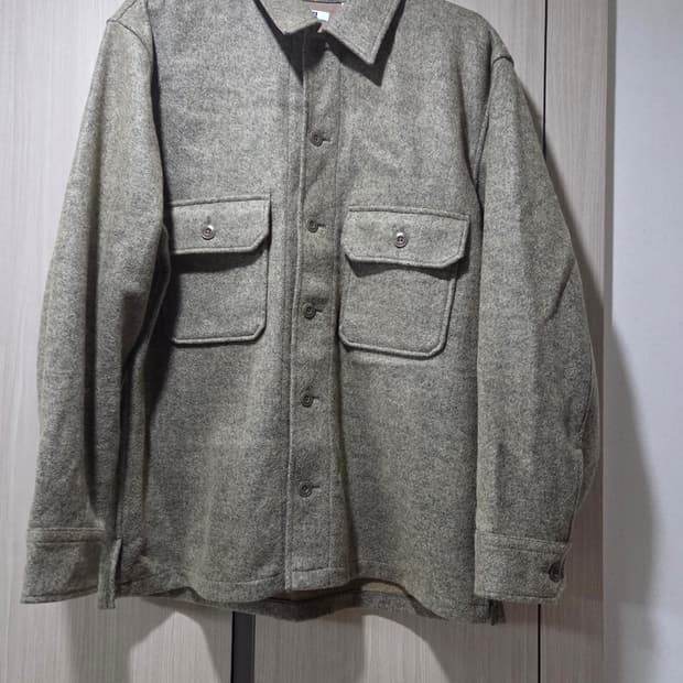 유니클로 울 더블포켓