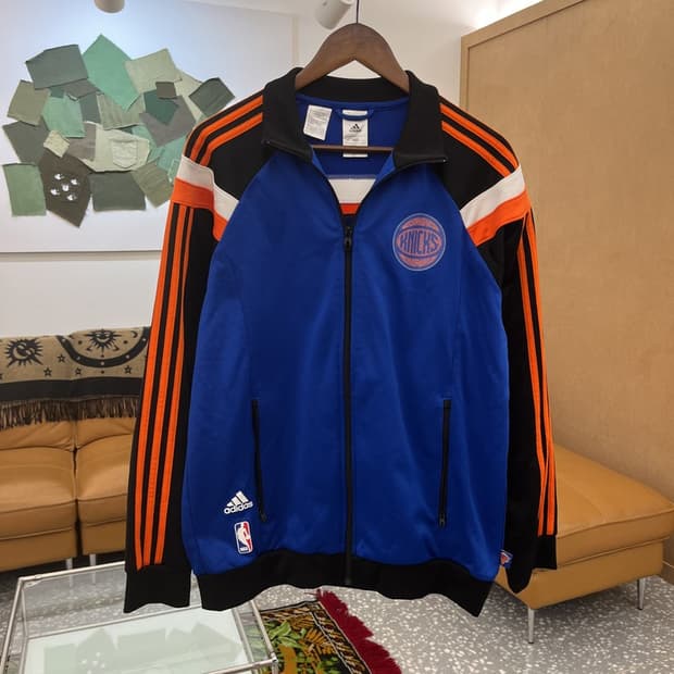 아디다스 NBA 뉴욕닉스 트랙탑 져지 집업 105 C05999