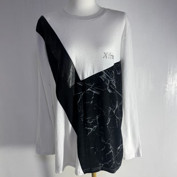 Xfrm 패치워크 롱슬리브 y2k vkei 토네이도마트