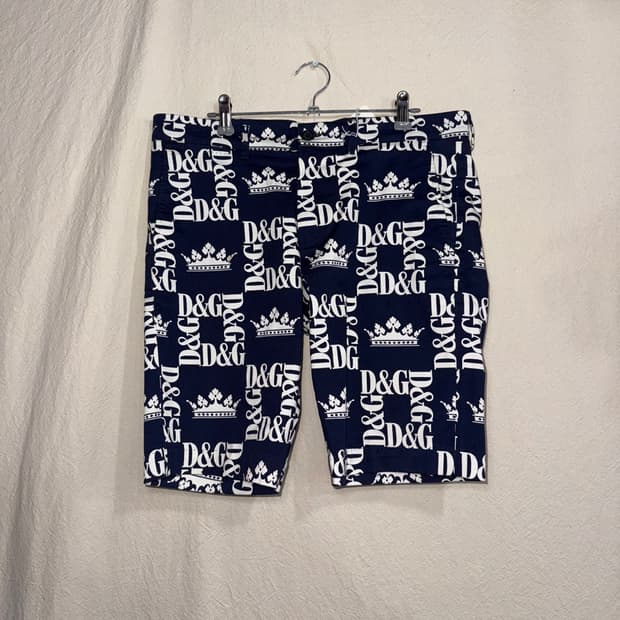 D&G 돌체 패턴 하프팬츠