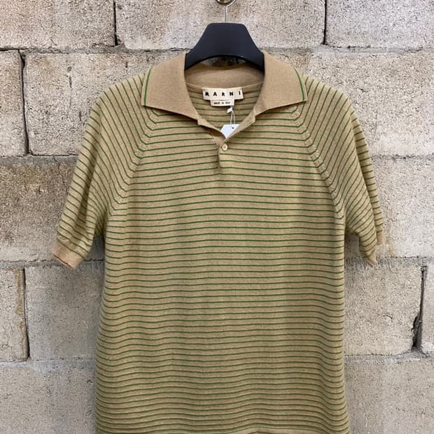 (52) 마르니 스트라이프 울 카라티