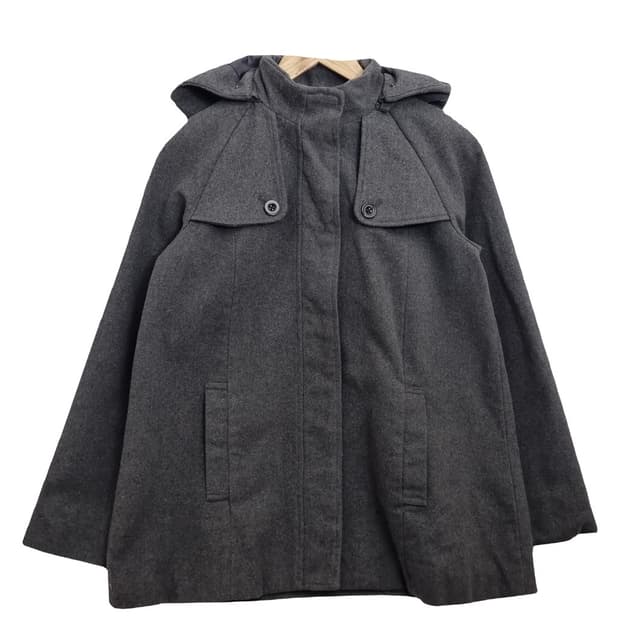 어반리서치 그레이 후드 울코트