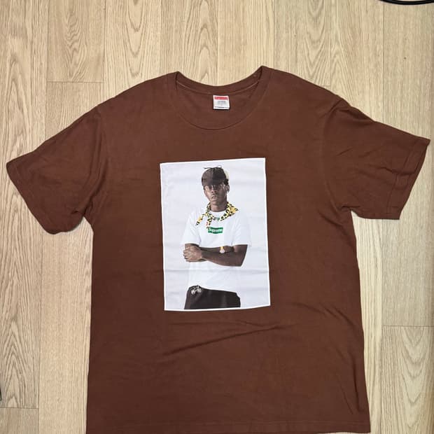 슈프림 타일러 더 크리에이터 포토티 브라운