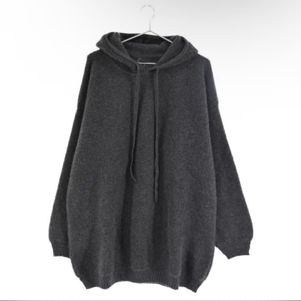 [M] 3man 캐시미어 후드 차콜