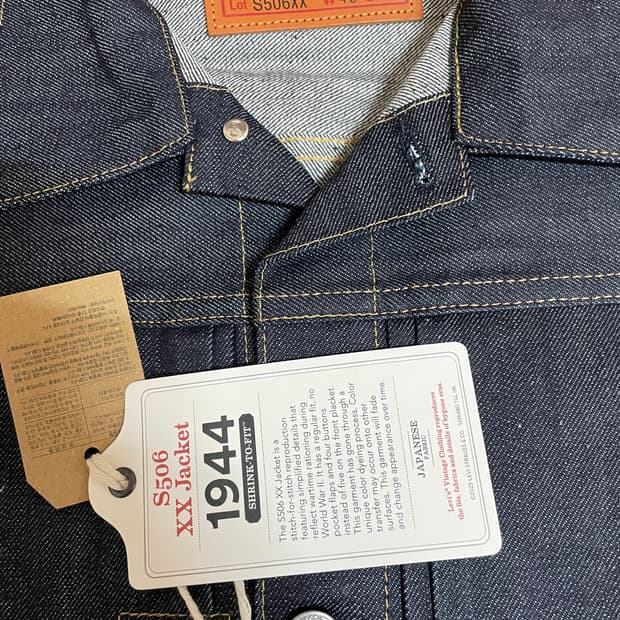 [40] LVC S506XX 1944 대전판 자켓