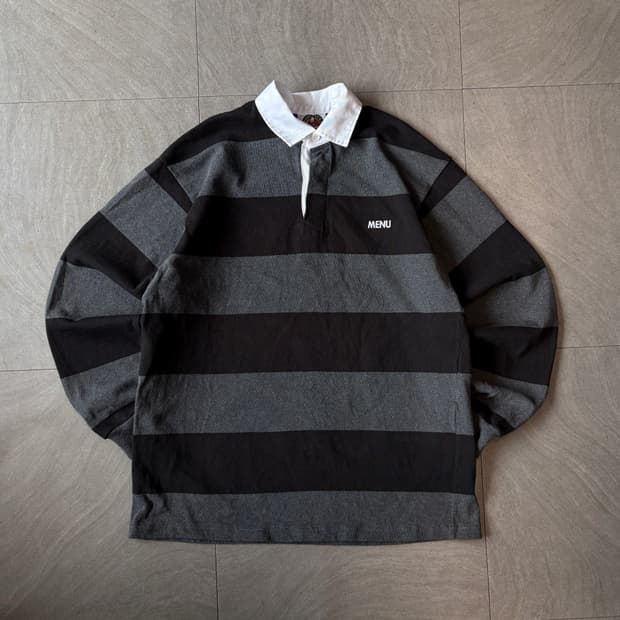 바바리안 정품 럭비 티셔츠 긴팔티