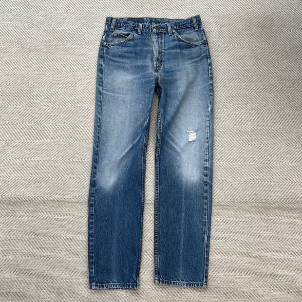 리바이스 오렌지탭 505 데님 팬츠 r2582