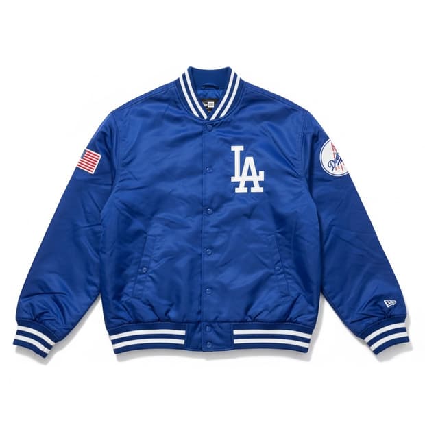 뉴에라 LA 다저스 블루 스타디움 자켓 M
