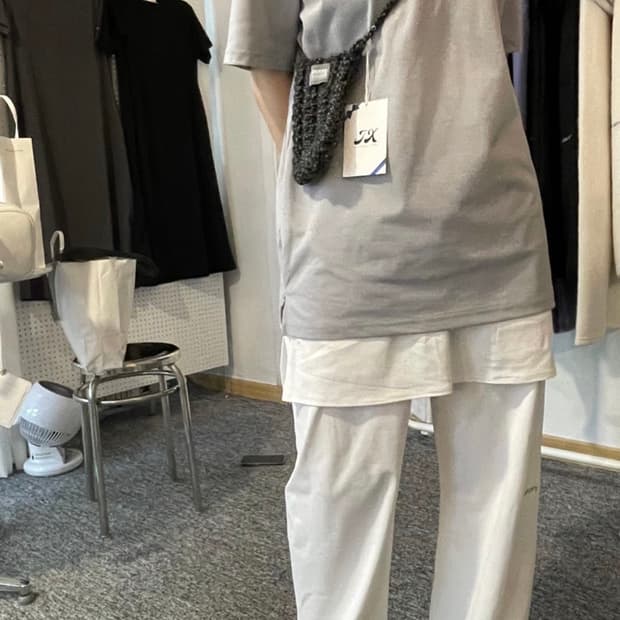 지초이 컴포트 22-003 레이어드 팬츠