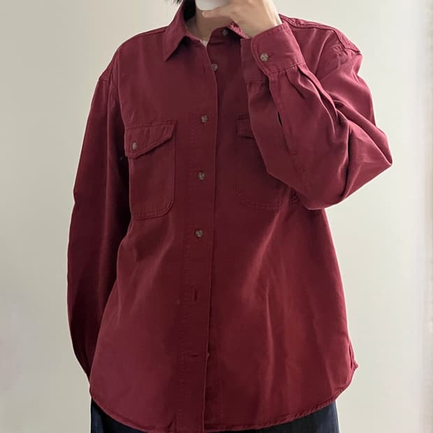 gap 갭 데님 셔츠 M