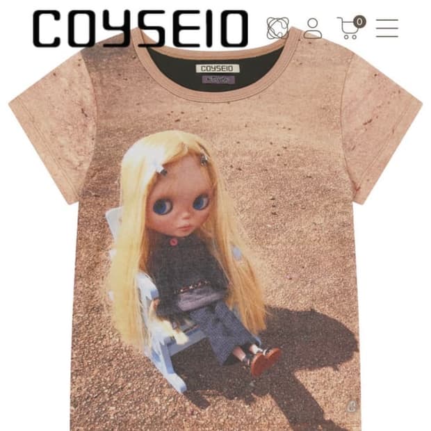 코이세이오 브라이스 티셔츠 브라운 새상품