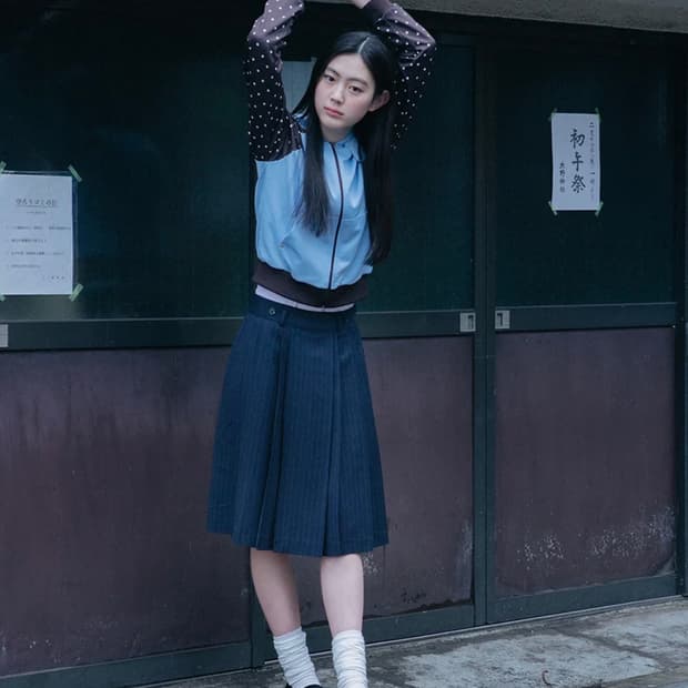 오헤시오 도트 후드집업